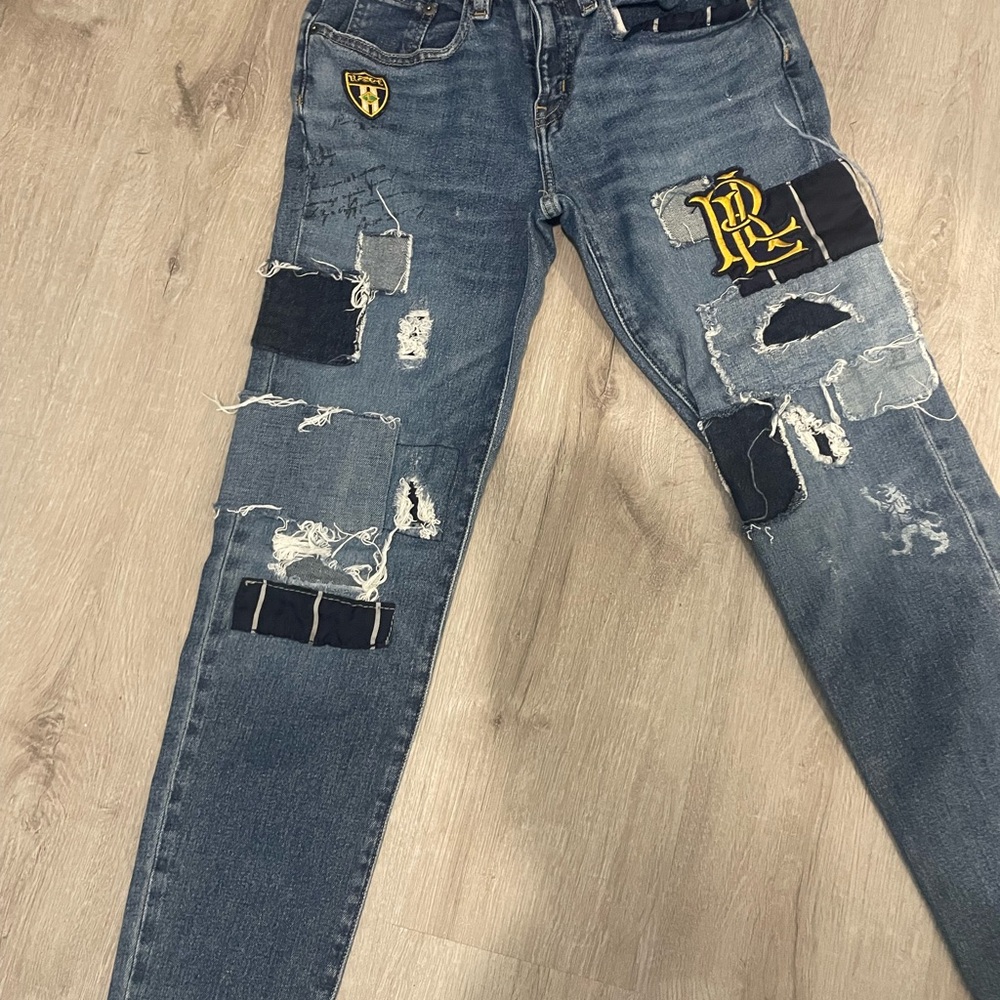 Ralph Lauren Patchwork Denim Jeans